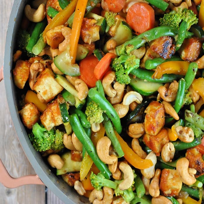 Lighter West African peanut stew