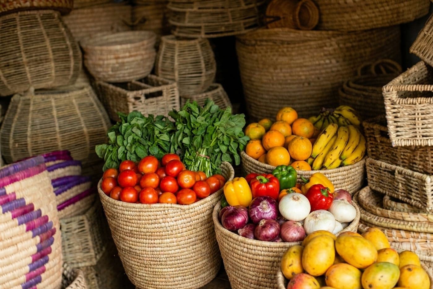 A neighborhood market in Brooklyn